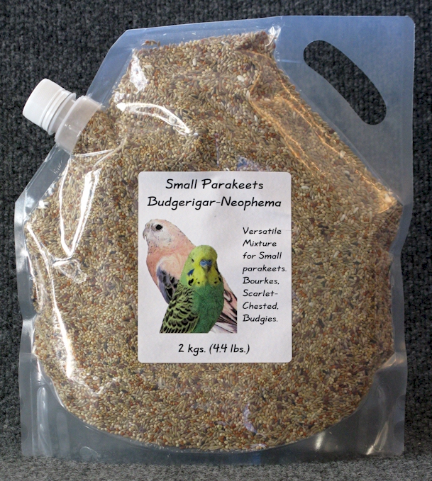 Penn Seed Small Parakeet (Budgie-Neo), 2 kg (4.4 lbs) Pour Spout